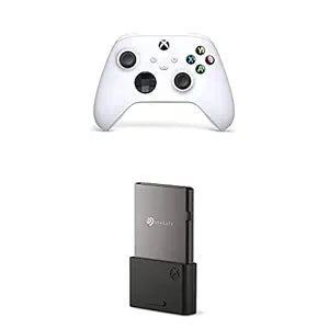 Microsoft Xbox Controller + Seagate 1TB Storage Expansion