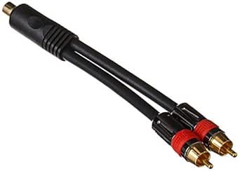 Monoprice 106261 RCA Female to 2-RCA Male Coaxial Splitter