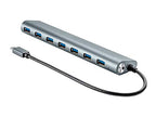 Monoprice 114909 7-Port USB-C Hub - Aluminum