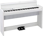 Korg AUS-LP380WH-COMBO-STD White Digital Piano Bundle