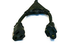 Monoprice 105308 Power Cord Splitter Cable 1.17ft