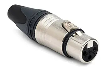 Neutrik NC3FXX 3-Pin XLR Female Silver Connector