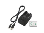 Sony ACCTRBX Battery Charger & USB Cable Kit Black