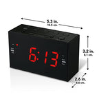 RCA RCDW10 AM/FM Weather Alert Radio Red Display
