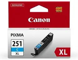 Canon CLI-251 C XL Cyan Ink Cartridge: iP7220 Compatible