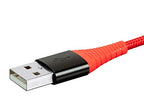 Monoprice 131194 AtlasFlex USB 2.0 Micro B Cable Red