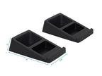 Monoprice Tilted Desktop Speaker Stands - Anti-Vibration Pair