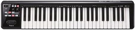 Roland A-49-BK Lightweight 49-Key MIDI Keyboard Black