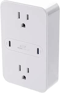 Monoprice 143136 2-Outlet USB-C PD 50W Wall Tap