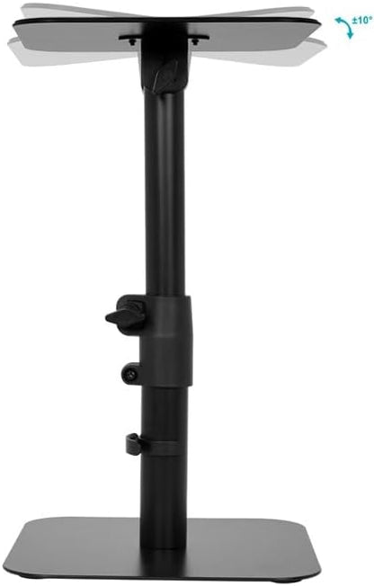 Monoprice Desktop Freestanding Speaker Stands - Adjustable, Cable Management