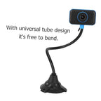 HOODANCOS Plug-and-Play USB Webcam with Built-In Microphone