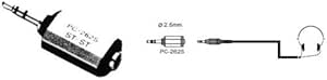 Sony PC-262S 2.5mm Stereo Mini-Plug Adapter