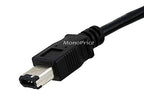 Monoprice 100041 15ft FireWire 6P-4P iLink Cable