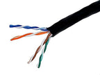 Monoprice 100878 1000FT Cat5e UTP Solid Riser Cable - Black