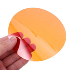 GALPADA Round Yellow Adhesive LED Gel Filters, 20-Pack