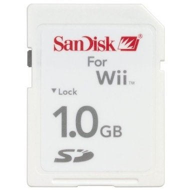 SanDisk Wii 1GB SD Card — main product image