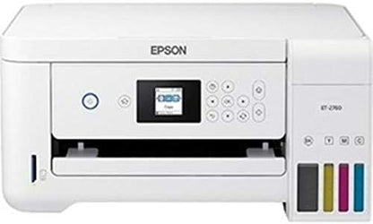 Epson ET-2760 White EcoTank Wireless All-in-One Printer