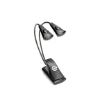 K&M 240/5 Dual Gooseneck Music Stand Light LED