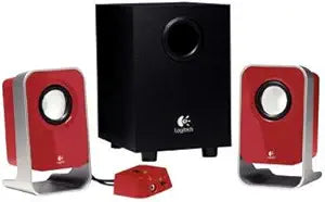 Logitech 980-000264 LS21 2.1 Red Speakers