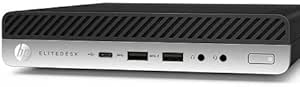 HP EliteDesk 800 G4 Mini i5 PC 16GB RAM 256GB SSD Renewed