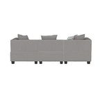 Lexicon Alcona Gray Modular Living Room Sofa