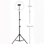 BFKRYP Circular LED Fill Light with Phone Holder Stand