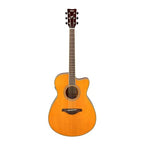 Yamaha FSC-TA Transacoustic Concert Cutaway Guitar Vintage Tint