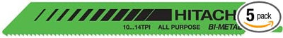 Hitachi TIGERSÄGEB Tiger-Tooth Saw Blades 150mm 5-Pack