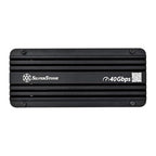 SilverStone MS12 USB4 NVMe SSD Enclosure with Active Cooling