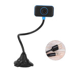 Kisangel Flexible Gooseneck USB Webcam with Built-in Microphone