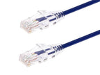 Monoprice 114796 Cat6 Ethernet Patch Cable - 1ft Purple SlimRun
