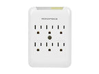 Monoprice 109196 Surge Protector 6 Outlet Wall Tap