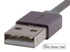 Monoprice 112955 Apple MFi Certified Flat Lightning Cable 3ft