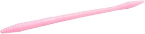 Zoom Trick Worm , 6 1/2in Bubblegum Fishing Lure