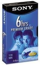 Sony SNY430362PACK T-120VR Premium VHS Tape 2-Pack