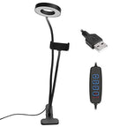 Bewinner 2-in-1 Clip-On LED Selfie Ring Light with Phone Holder
