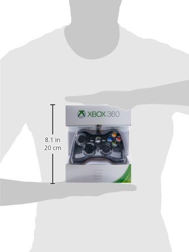 Microsoft S9F-00001 Xbox 360 Wired Controller - Black