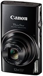 Canon ELPH 360 HS Black PowerShot Digital Camera 12x Zoom