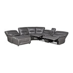 Lexicon Westby Power Reclining Sectional Sofa Gray