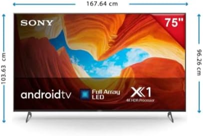 Sony XBR-75X90CH 75-Inch 4K UHD LED Renewed TV