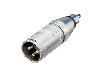 Neutrik NA2MPMM XLR Male to RCA/Phono Plug Adapter