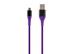 Monoprice 138335 AtlasFlex USB 2.0 Micro B Cable - 6ft Purple
