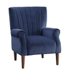 Lexicon 194840155560 Monroe Navy Blue Accent Chair