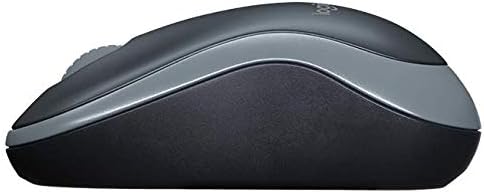 Logitech M185 Wireless Mouse - Black Red