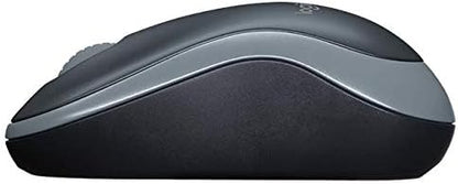 Logitech M185 Wireless Mouse - Black Red