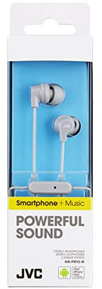 JVC HA-FR15-H-E In-Ear Sweat Proof Headphones with Mic - Grey