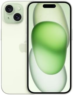 Apple A2846 iPhone 15 - 256GB, Green, Unlocked (Renewed Premium)