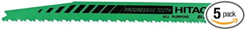 Hitachi TIGERSÄGEB Tiger-Tooth Saw Blades 200mm 5-Pack — main product image