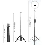 BSTiltion 12-Inch Dimmable LED Ring Light with Tripod Stand