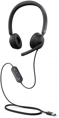 Microsoft 6ID-00012 Modern Wired Headset Noise-Cancelling Mic Teams